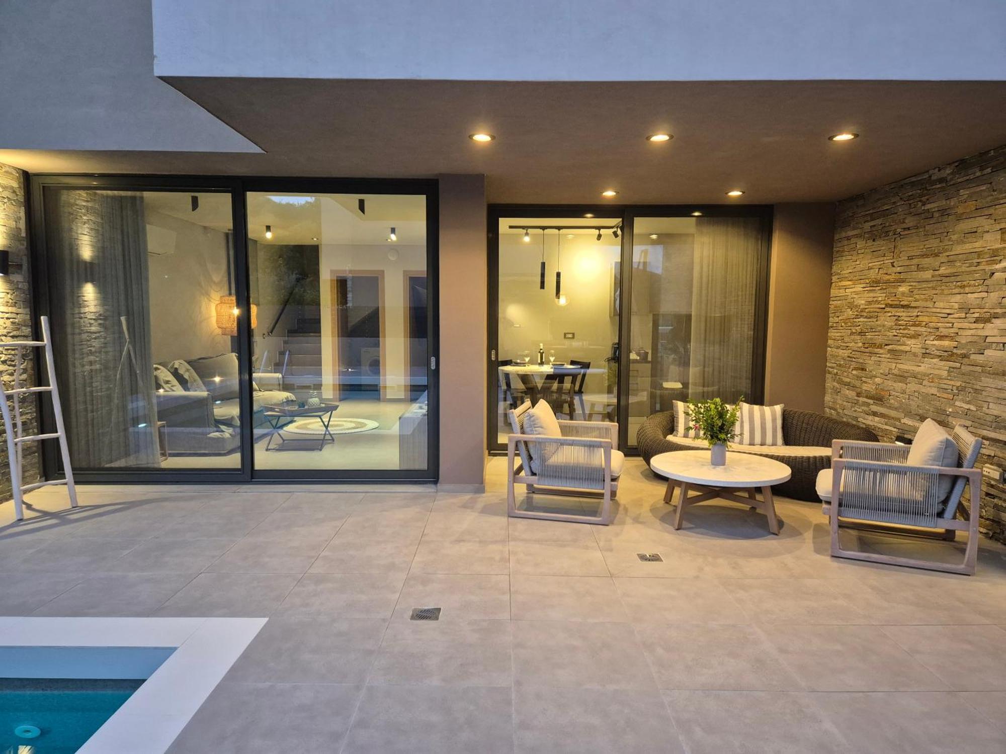 Aguacate Glafki With Heated Private Swimming Pool Villa Tsilivi  Eksteriør billede