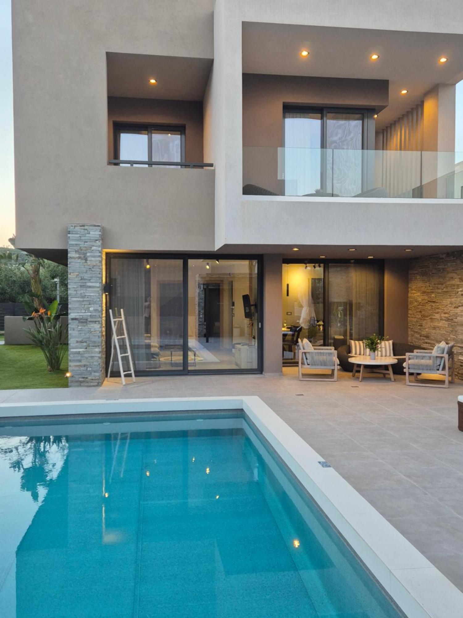 Aguacate Glafki With Heated Private Swimming Pool Villa Tsilivi  Eksteriør billede